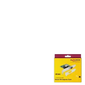 Comparateur de prix : Carte Réseau DeLock 89948 PCI Express x1 RS-232 DB9 256B profil bas