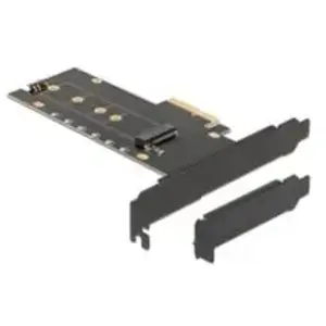 Comparateur de prix : DeLOCK Delock Adaptateur de bus hôte PCIe x4 - M.2, NVMe, Key M, LED RGB, Contrôleur mémoire