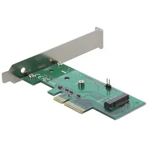 Carte Riser PCIe x4 -> M.2 NGFF DELOCK 89370 - Contrôleur de stockage pas cher