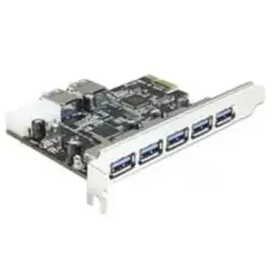 DeLock PCI Express Card > 5 x external + 2 x in  pas cher