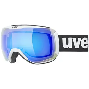 UVEX Downhill 2100 CV White Mat/Mirror Blue/CV Green Masques de ski pas cher