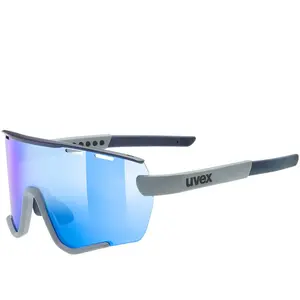 Uvex - Sportstyle 236 Mirror Cat. 0-3 - Lunettes vélo bleu pas cher