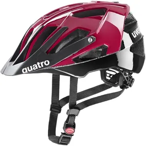 uvex Quatro Casque de Cyclisme Unisex-Adult, Ruby Red-Black, 56-61 cm pas cher