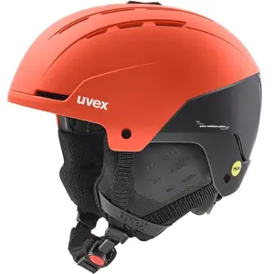 Uvex - Stance MIPS - Casque de ski taille 54-58 cm, rouge pas cher