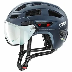 Casque ville uvex finale visor v bleu pas cher