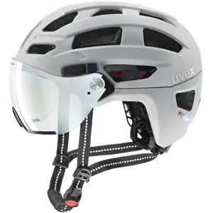 Uvex - Finale Visor Vario - Casque de cyclisme taille 56-61 cm, gris pas cher