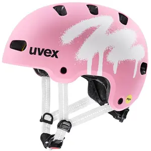 uvex kid 4 style MIPS, motif fraises, finition mate | 55-58 pas cher