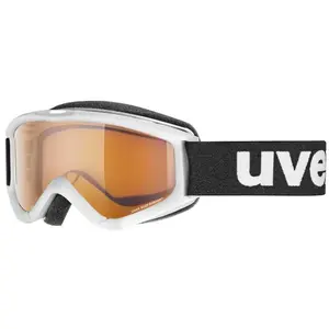Comparateur de prix : Masque Uvex Speedy Pro noir blanc avec verre Lasergold orange enfant