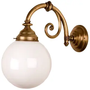 Berliner Messinglampen Applique murale Frank en laiton pas cher