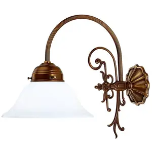 Berliner Messinglampen Applique HINRICH en laiton et faite à la mainVendu parluminaire