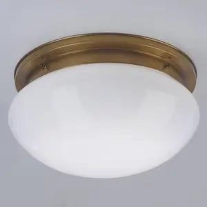 Berliner Messinglampen Grand plafonnier Harry en laiton Ø 40 cm pas cher
