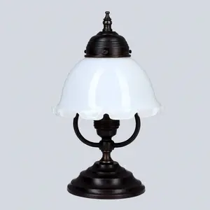 Berliner Messinglampen Lampe à poser antique et rustique Karl pas cher