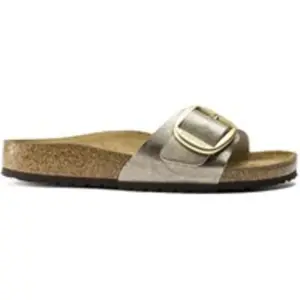 Sandales femme Birkenstock Madrid Big Buckle Birko-Flor Gris 43 1016236 pas cher