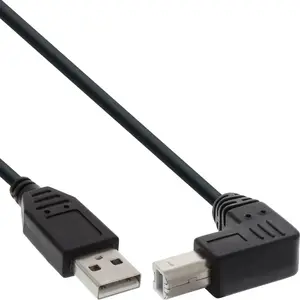 InLine 1m USB 2.0 AM/BM câble USB USB A USB B Noir pas cher