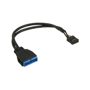 Comparateur de prix : InLine USB 2.0/USB 3.0, 0.3 m câble USB 0,3 m Noir