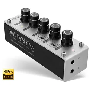 InLine Ampli casque Hi-Res AUDIO AmpEQ + égaliseur Jack 3,5 mm alimenté par USB pas cher