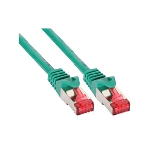 InLine 76107G Câble patch S/FTP (PiMf), catégorie 6, 250 MHz, PVC, CCA vert, 7,5 m pas cher