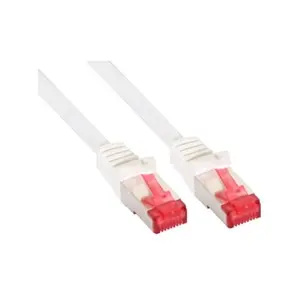 InLine 4043718206810 Câble de Réseau Câbles Câble RJ45 Cat6 S/FTP (S-STP) Blanc 1,5 m pas cher
