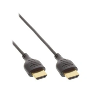 Comparateur de prix : InLine 17502s HDMI Premium Superslim Câble A vers A Haute Vitesse avec Ethernet 1,8 m Noir/Or
