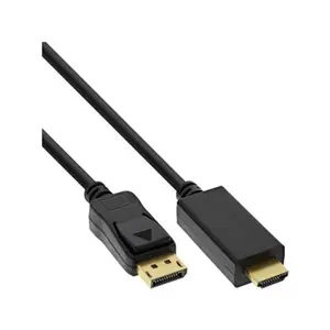 Comparateur de prix : InLine Câble convertisseur DisplayPort vers HDMI, 4K / 60Hz, noir, 3m
