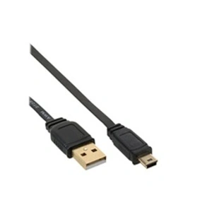 Comparateur de prix : InLine - Câble USB - USB (M) pour mini USB type B (M) - USB 2.0 - 30 cm - plat - noir