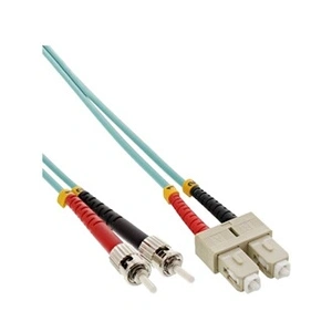 InLine SC/St, 1 m câble de Fibre Optique 2X SC 2X St OM3 TurquoiseVendu paramazon