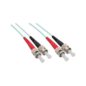 Câble duplex optique en fibre InLine® ST / ST 50 / 125µm OM3 25m pas cher