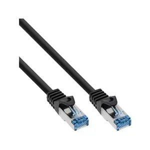 Cordon de raccordement - INLINE - Cat6a - 0,5m - S-FTP - RJ-45 - Noir pas cher