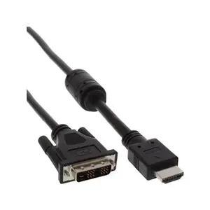 Comparateur de prix : InLine HDMI-Câble adaptateur DVI,, 19 broches mâle sur 18+1 mâle, avec ferrite, 0,5m