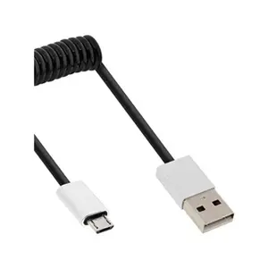 InLine 31730R câble USB 3 m USB 2.0 Micro-USB B USB A Aluminium, Noir pas cher
