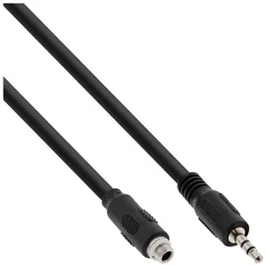 Comparateur de prix : Câble adaptateur audio InLine®, stéréo 3,5 mm mâle / femelle avec file...
