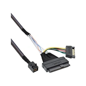 Comparateur de prix : Câble de connexion InLine® U.2, SSD avec U.2 (SFF-8639) à SFF-8643 + a...