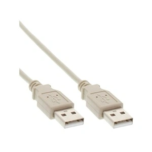 InLine - Câble USB - USB (M) pour USB (M) - 2 m - beige pas cher