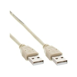 Comparateur de prix : InLine - Câble USB - USB (M) pour USB (M) - 5 m - beige