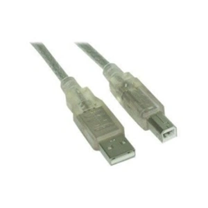 InLine 34557T - Câble USB (USB A, USB B, Mâle/Mâle, USB 2.0) transparent pas cher
