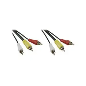 InLine Cinch Kabel, Audio/Video 3X Cinch, Stecker/Stecker, 1,5mVendu pardarty