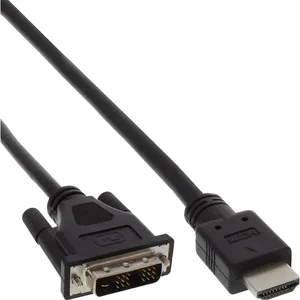 InLine 17661E Câble HDMI Prise vers fiche DVI 18 Plus 1 (1 m)Vendu paramazon