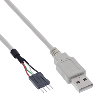 Delock Câble adaptateur USB 2.0, InLine®, prise A sur connecteur IDC, 40cm pas cher
