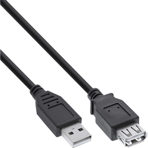 InLine Rallonge USB 2.0 - 1,8 m - Noir pas cher