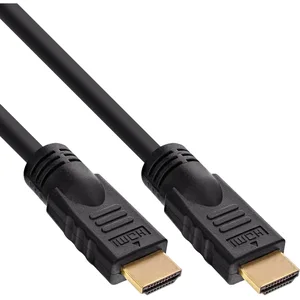 InLine 17615P Câble HDMI 19pin M/M Contacts dorés 15 m NoirVendu paramazon