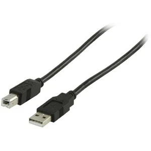 goobay USB AB 500 LC HiSpeed 2.0, 5m câble USB USB A USB B Noir pas cher
