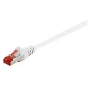 Comparateur de prix : Goobay CAT 6-1500 SSTP PIMF 15.0m câble de réseau 15 m Blanc (Goobay CAT 6