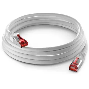 Comparateur de prix : Wentronic electronic components handels Goobay 93506 CAT 6 Câble de Liaison, S/FTP (PiMF), Blanc, 20m Longueur