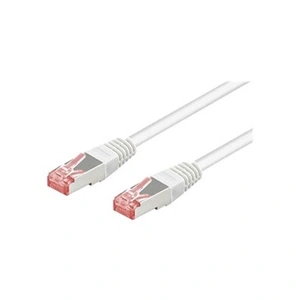 Wentronic Electronic Components Handels Goobay CAT 6-500 SSTP PIMF 5.0m Blanc 5m câble de réseau - Câbles de réseau (5 m, Blanc)