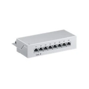 diverse Goobay 93047 CAT 6 Panneau de Brassage Mini/Bureau, 8 Ports, Gris pas cher