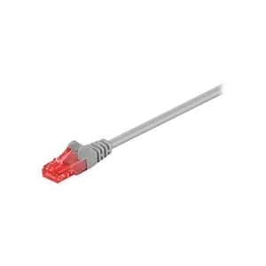 Goobay 93669 CAT 6 Câble de Liaison, U/UTP, Gris, 1m Longueur pas cher