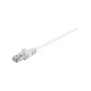 Comparateur de prix : Wentronic Electronic Components Handels Goobay 93499 CAT 5e Câble de Liaison, F/UTP, Blanc, 50m Longueur