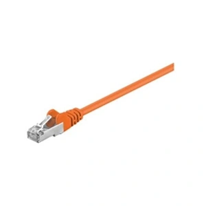 Goobay 93462 CAT 5e Câble de Liaison, F/UTP, Orange, 3m Longueur pas cher