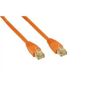 goobay CAT 5e Câble de Liaison, SF/UTP, Orange, 0.5m Longueur pas cher