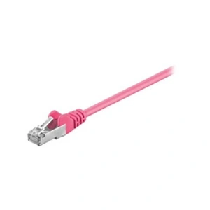 Goobay 93416 CAT 5e Câble de Liaison, SF/UTP, Magenta, 3m Longueur pas cher
